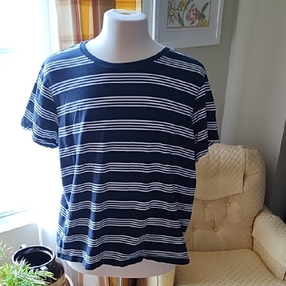 L. L. Bean striped Tshirt shirt size 2 X